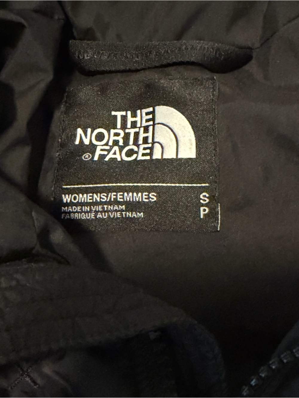 THE NORTH FACE WOMEN'S HOLLADOWN CROP JACKET 550 DOWN FILLED QUILTED BLACK Sz S - Picture 3 of 15